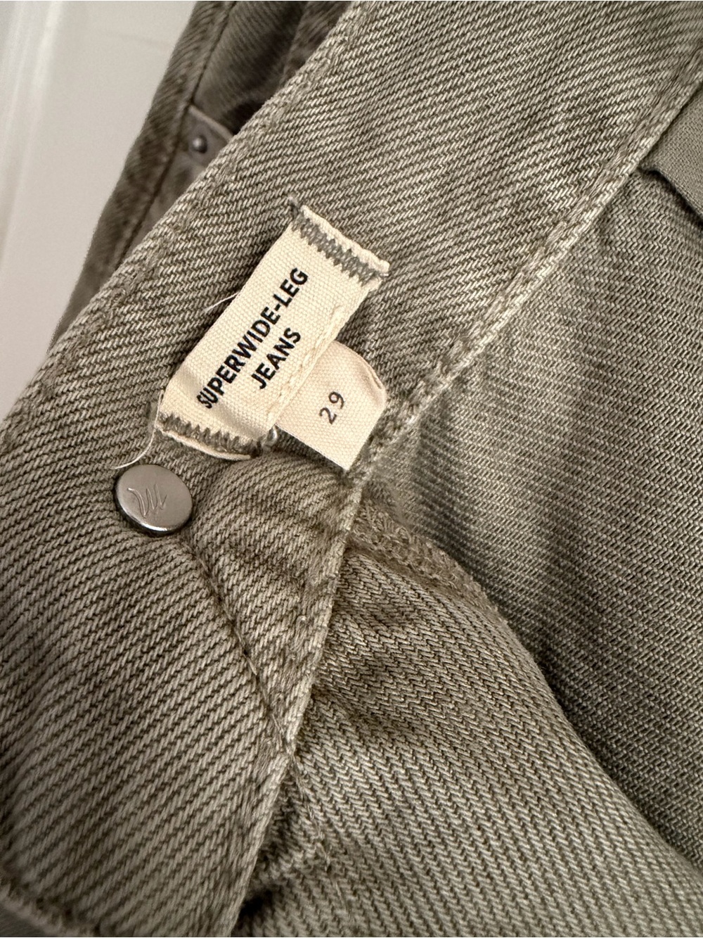 Madewell Airy Denim Sagebrush Superwide-Leg Jeans - Picture 4 of 7